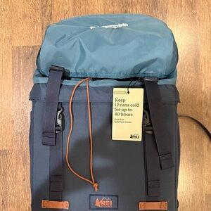 REI backpack cooler teal and grey new